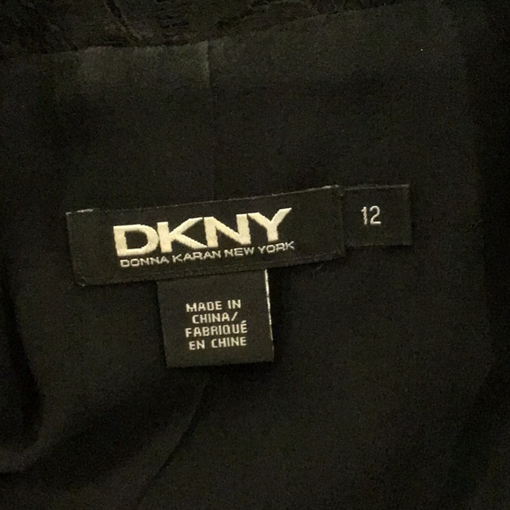 DKNY black lace blazer, size 12 - Picture 5 of 6
